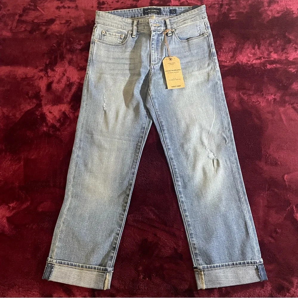 Lucky Brand Women's Blue Crop Jeans 6/28